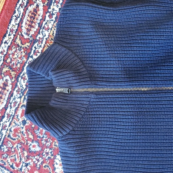 GAP Mockneck Sweater Jacket 100%I Cotton - Picture 15 of 16